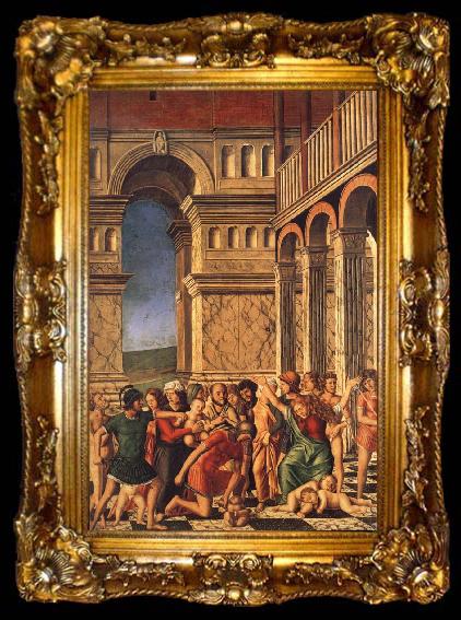framed  Girolamo Mocetto The Massacre of the Innocents, ta009-2